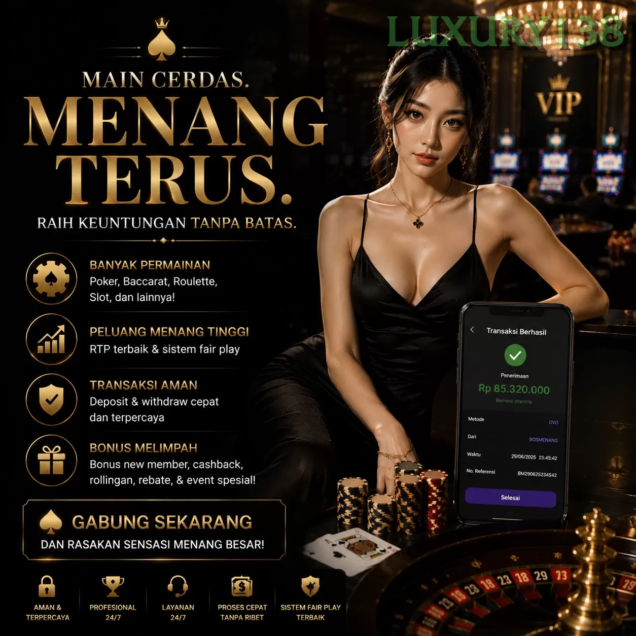 Login luxury138 Sekarang Bonus Melimpah